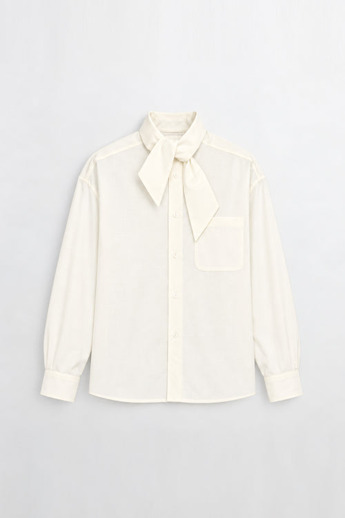 Poet — Scarf Collar Shirt