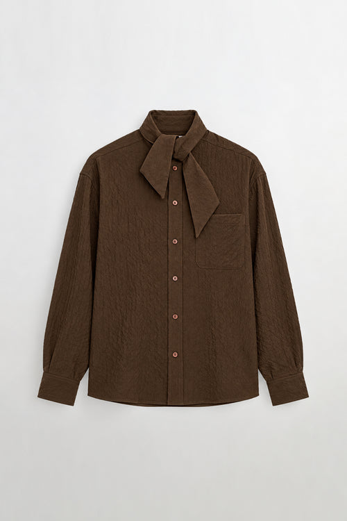 Poet — Scarf Collar Shirt