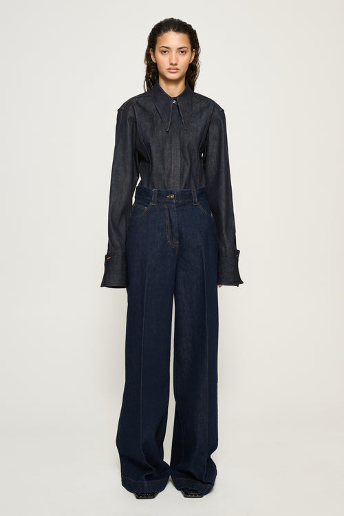 Alia Denim Trousers