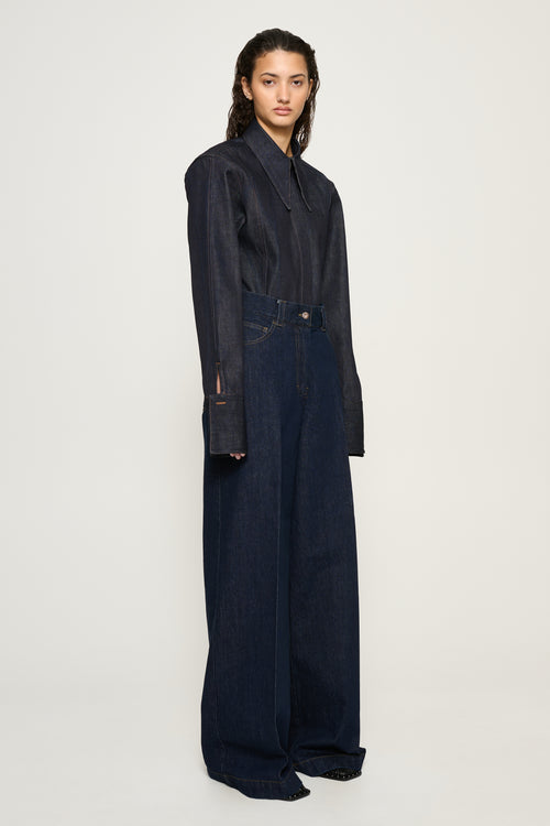 Alia Denim Trousers