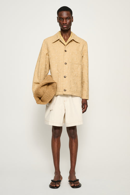 Amari — Embroidered Painter’s Jacket