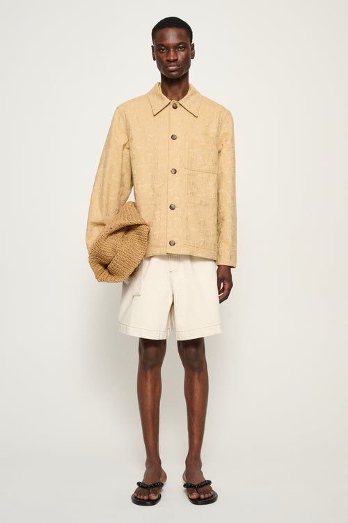 Amari — Embroidered Painter’s Jacket