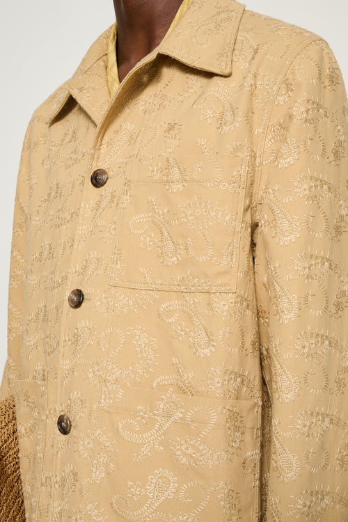 Amari — Embroidered Painter’s Jacket