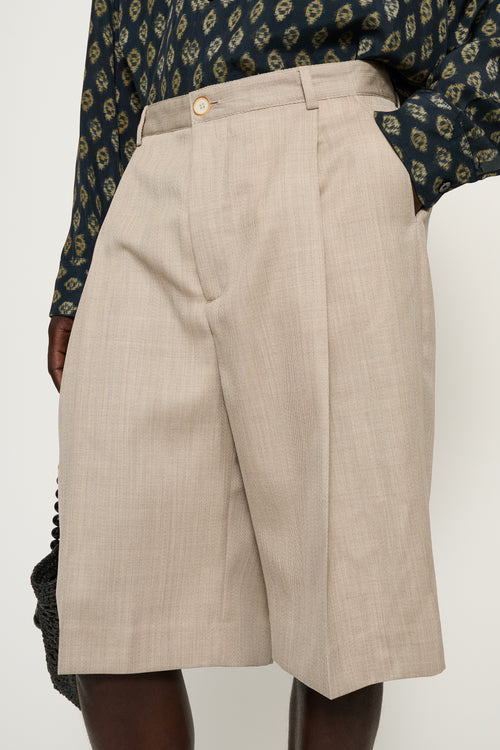 Ara — Wide Pleat Shorts