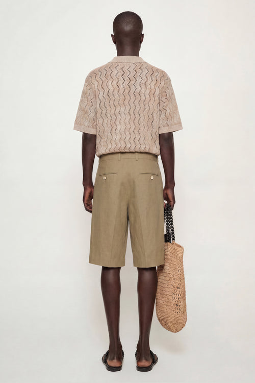 Ara — Wide Pleat Shorts