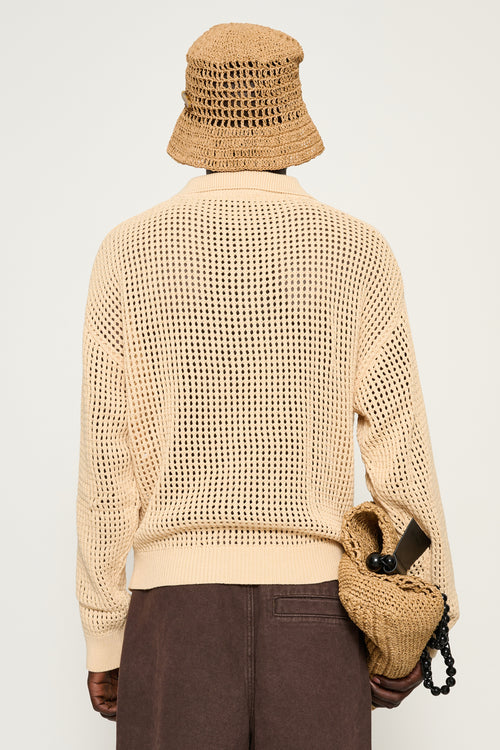 Arram — Open Knit Polo