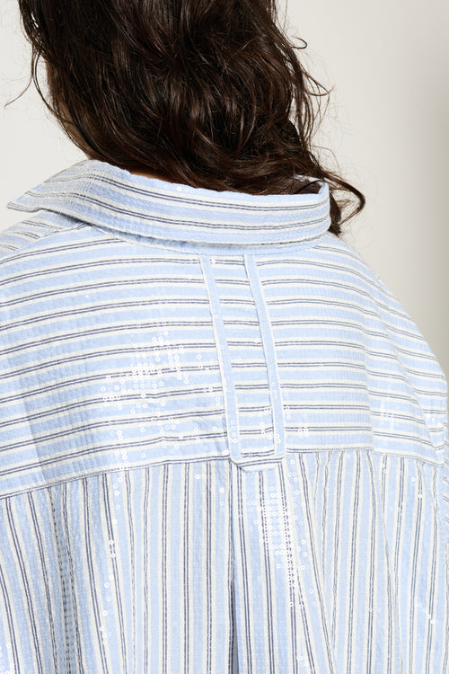 Ava Sequin Stripe Shirt