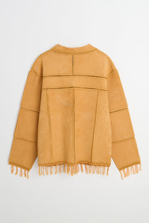 Terra Suede Crochet Jacket