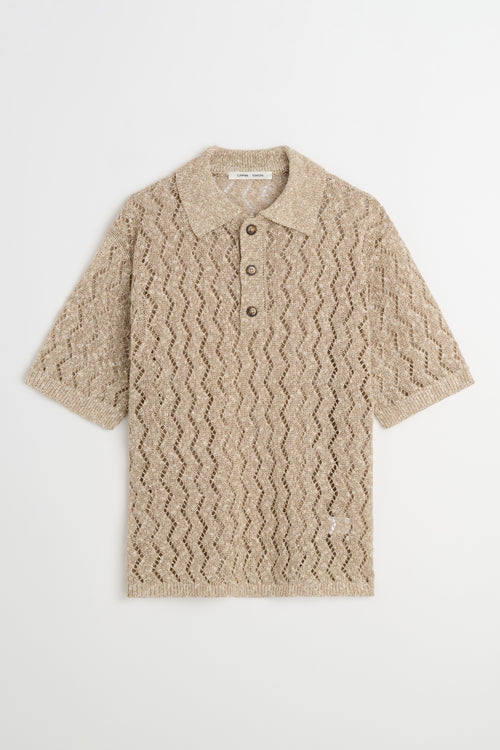 Apollo — Pointelle Knit Polo