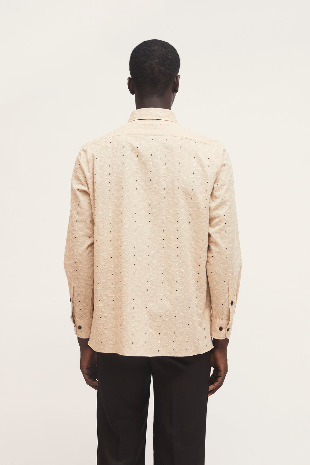 Nelson Relaxed Fit Shirt Beige
