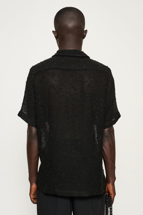 Dexter — Mesh Camp Collar Shirt