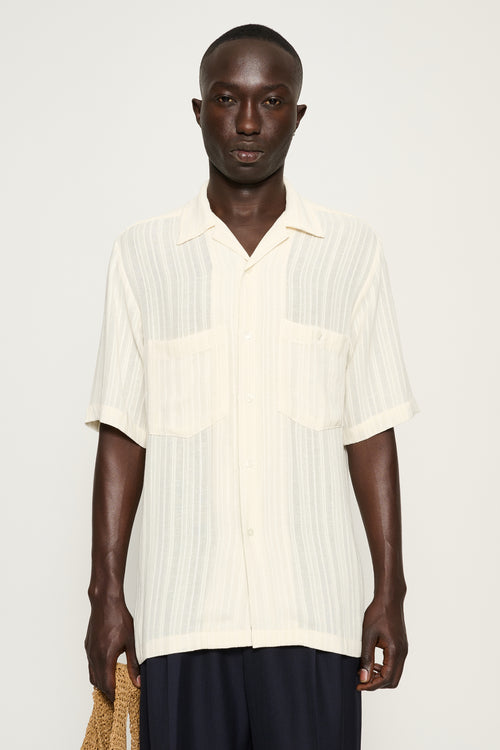 Dexter — Stripe Camp Collar Shirt