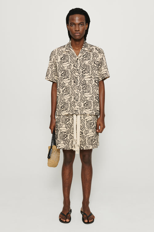 Enzo Embroidered Shorts