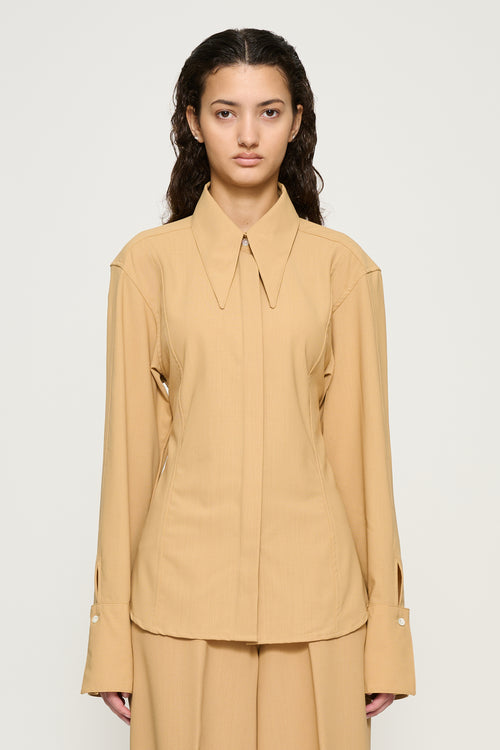 Jade Point Collar Shirt