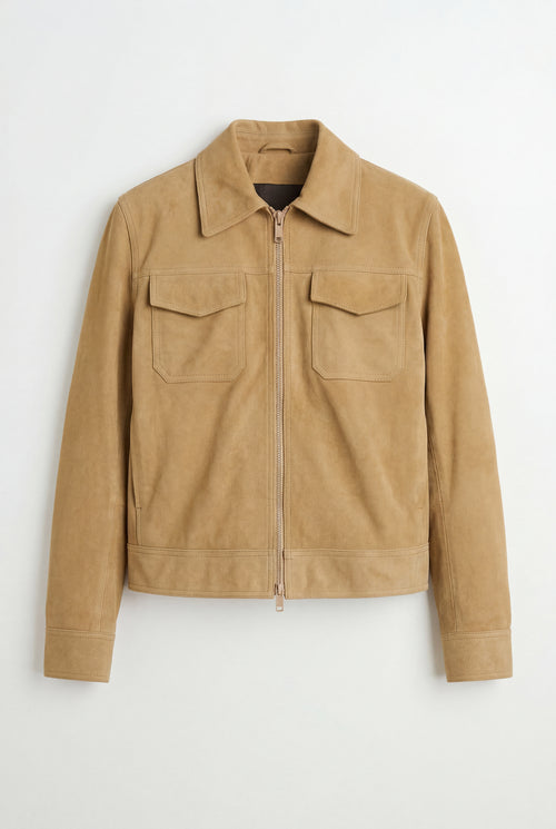 Fedro — Suede Trucker Jacket