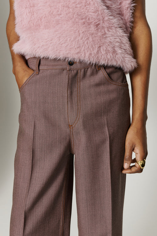 Jackson wide Straight-Leg Trousers