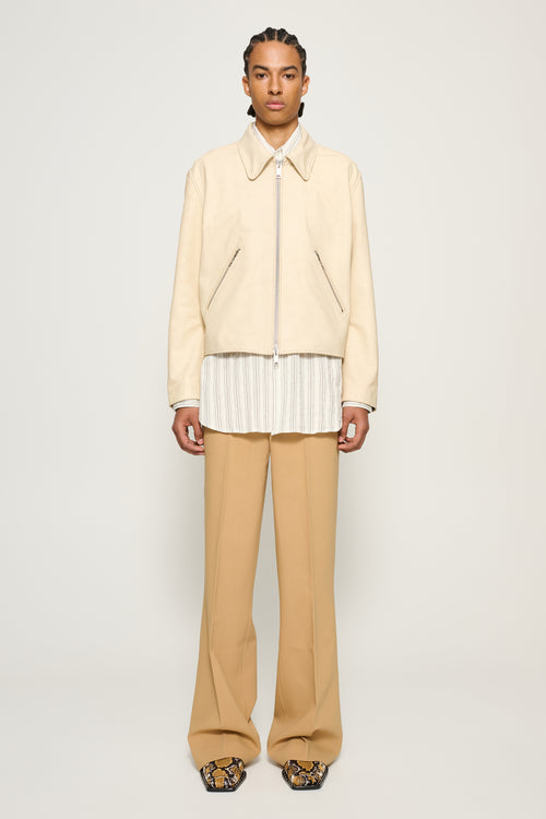 Beni — Cropped Leather Jacket