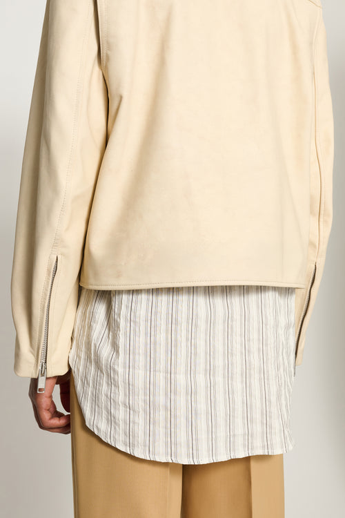 Beni — Cropped Leather Jacket