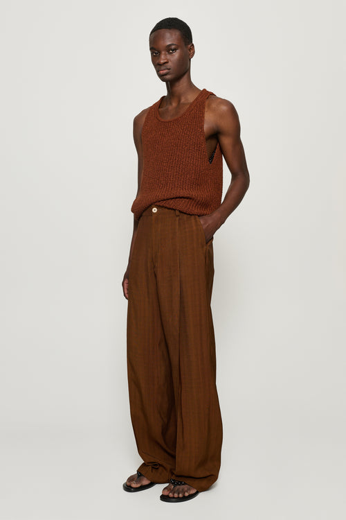 Mari Deep Pleat Trousers