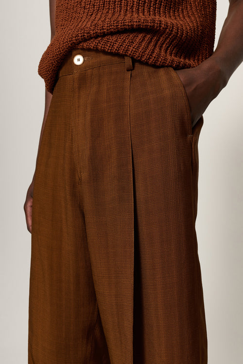 Mari Deep Pleat Trousers