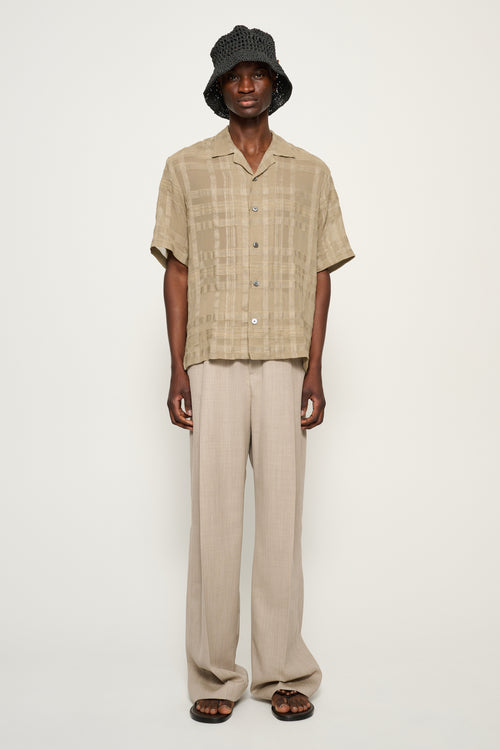 Midas — Wide Pleat Trousers