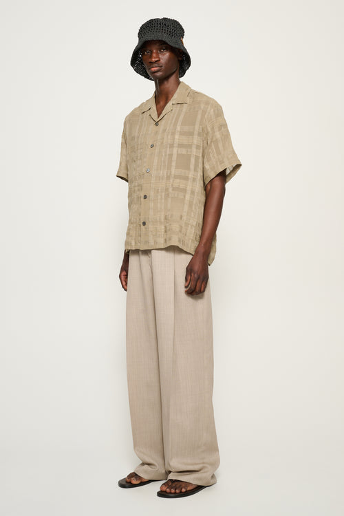 Midas — Wide Pleat Trousers