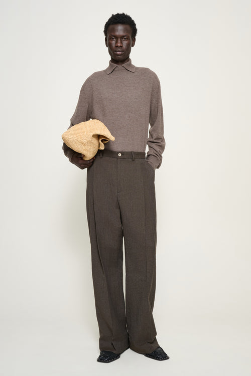 Midas — Wide Pleat Trousers