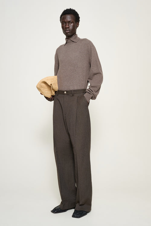 Midas — Wide Pleat Trousers