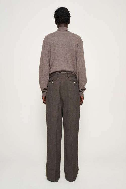 Midas — Wide Pleat Trousers
