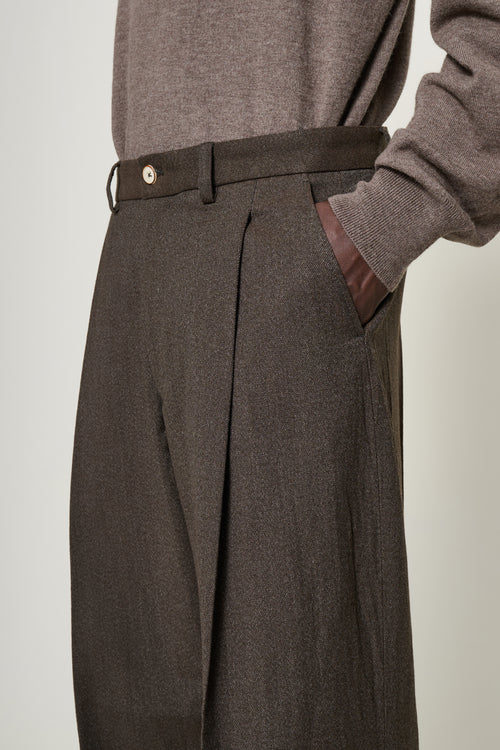 Midas — Wide Pleat Trousers