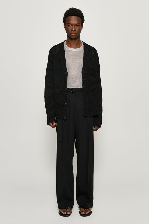 Omari Double Pleated Trousers