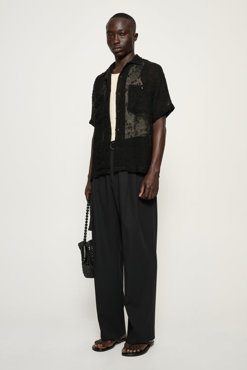 Omari — Double Pleat Trousers