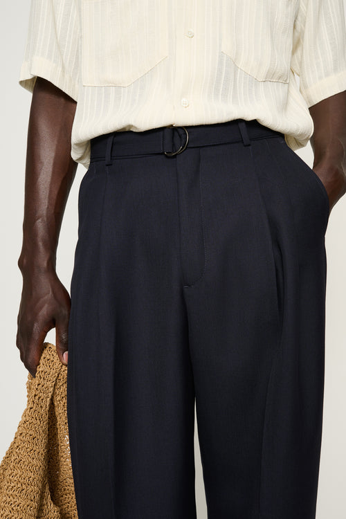 Omari — Double Pleat Trousers