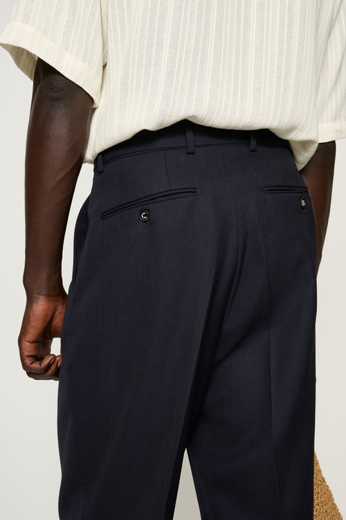 Omari — Double Pleat Trousers