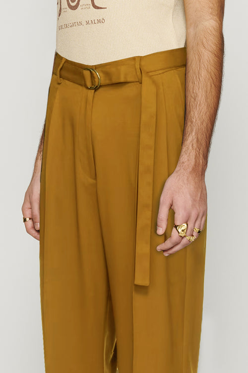 Omari Double Pleated Trousers