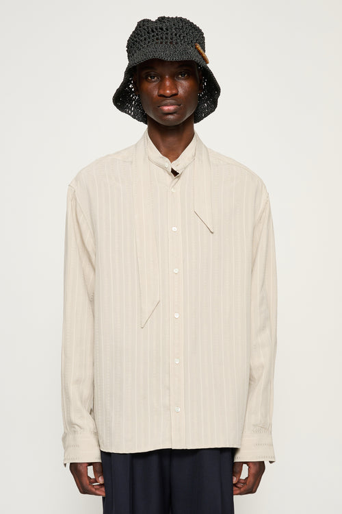 Poet — Scarf Collar Shirt