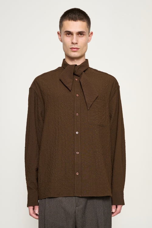 Poet — Scarf Collar Shirt