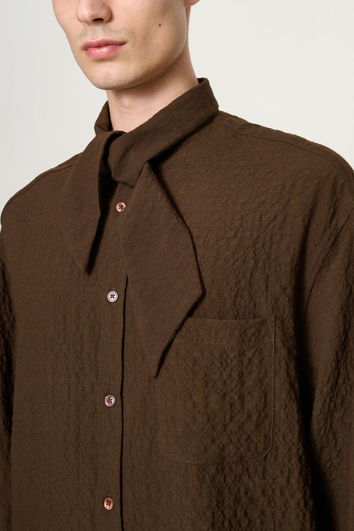 Poet — Scarf Collar Shirt