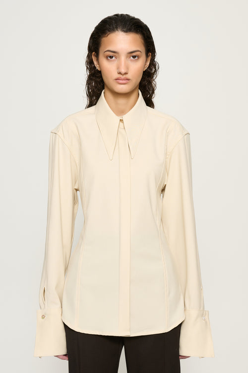 Jade Point Collar Shirt
