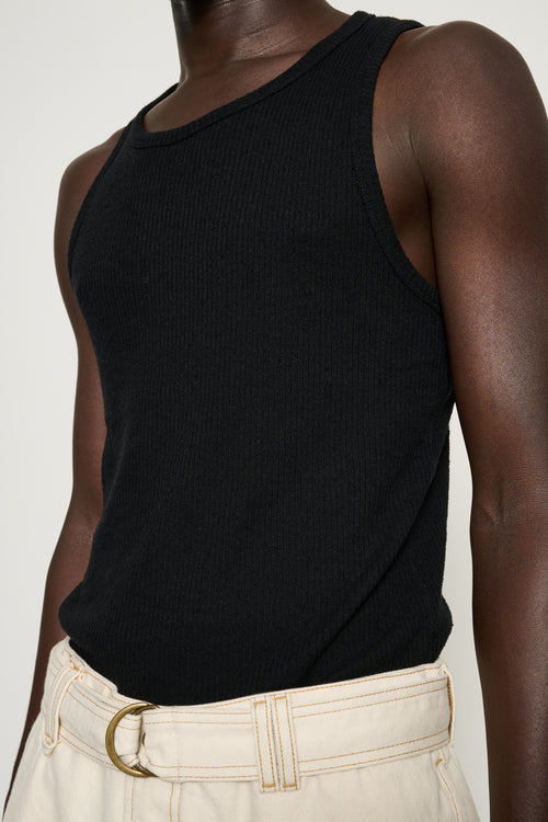 Arturo — Bouclé Jersey Tank