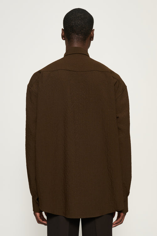 Poet Scarf Collar Shirt