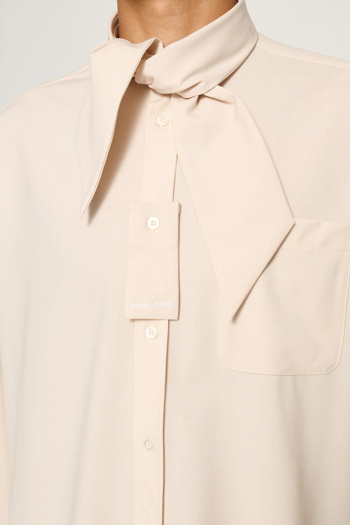 Poet Scarf Collar Shirt