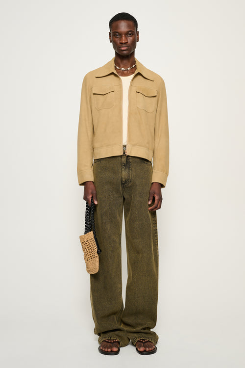 Fedro — Suede Trucker Jacket