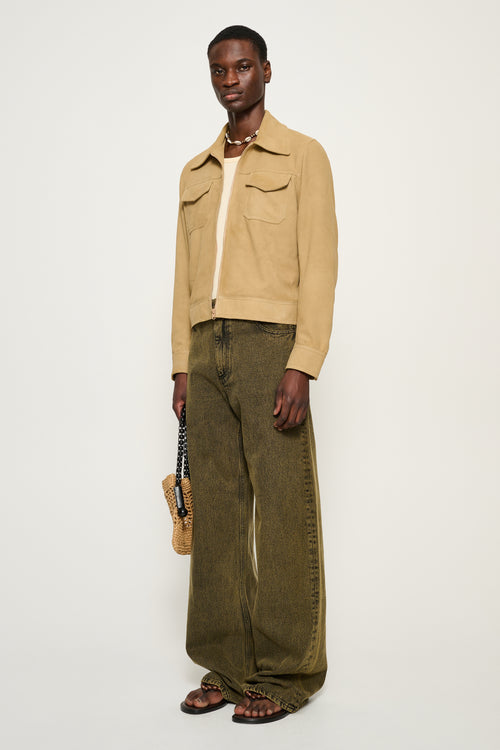 Fedro — Suede Trucker Jacket
