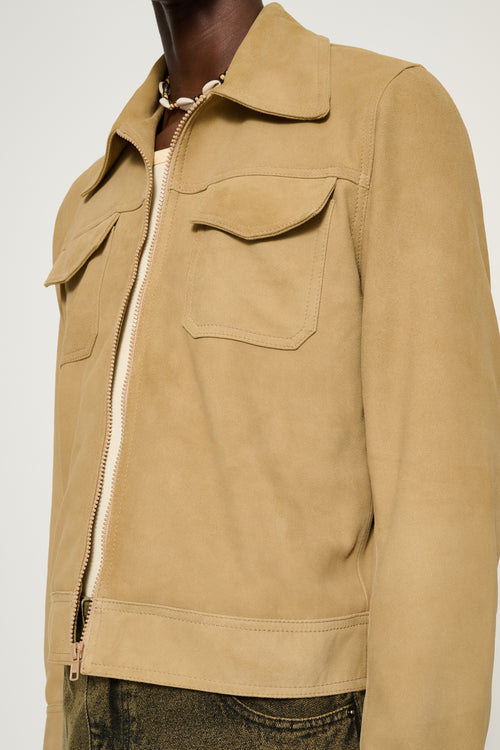 Fedro — Suede Trucker Jacket
