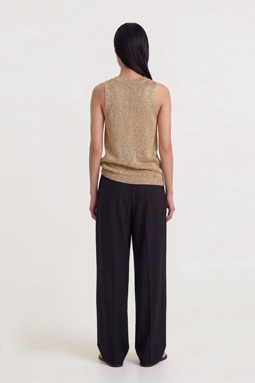 Sena — Metallic Knit Tank Top