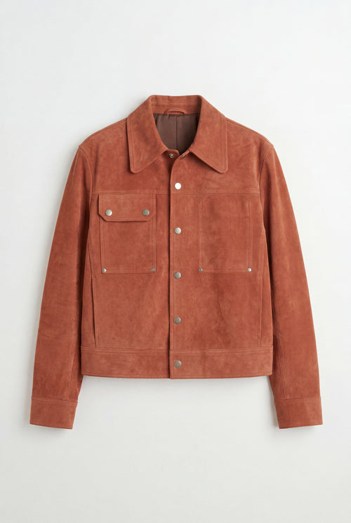 Suedi — Suede Trucker Jacket