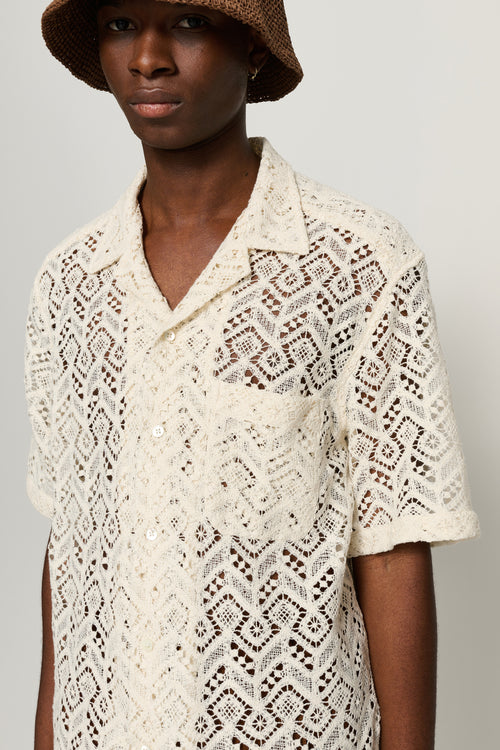 Ture Cotton Lace Shirt