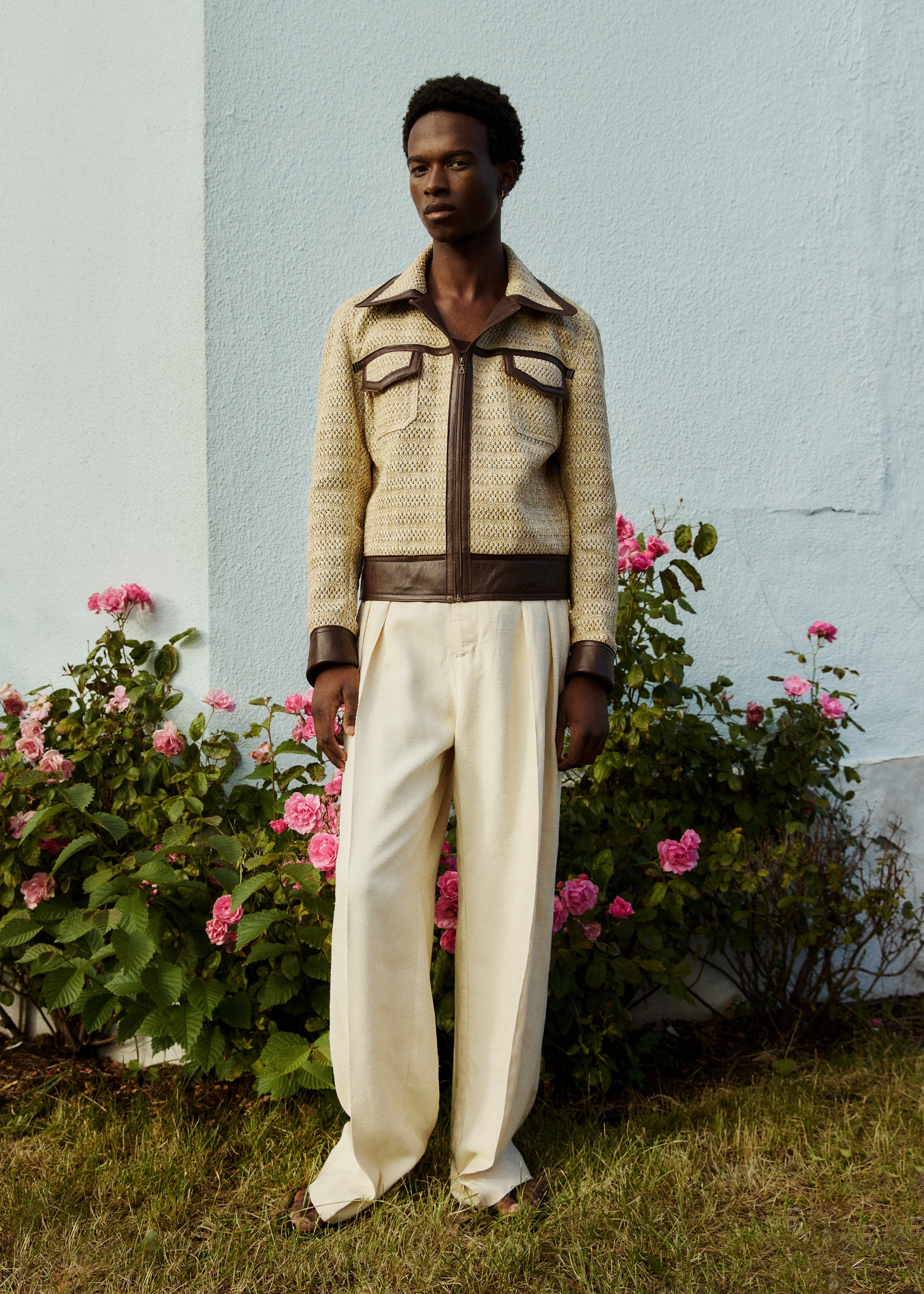 【キャメル（25）】【CMMN SWDN/コモン スウェーデン】Floral SHIRTS CMMN SWDN – CURIO at Faena Bazaar