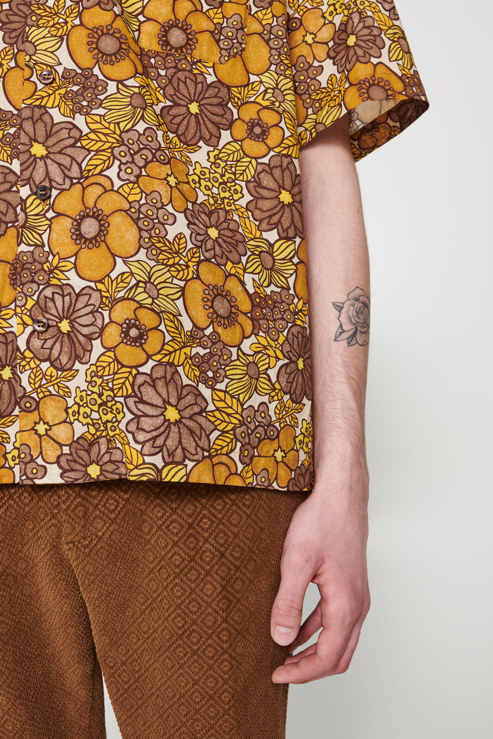 Sol camp collar shirt floral/print